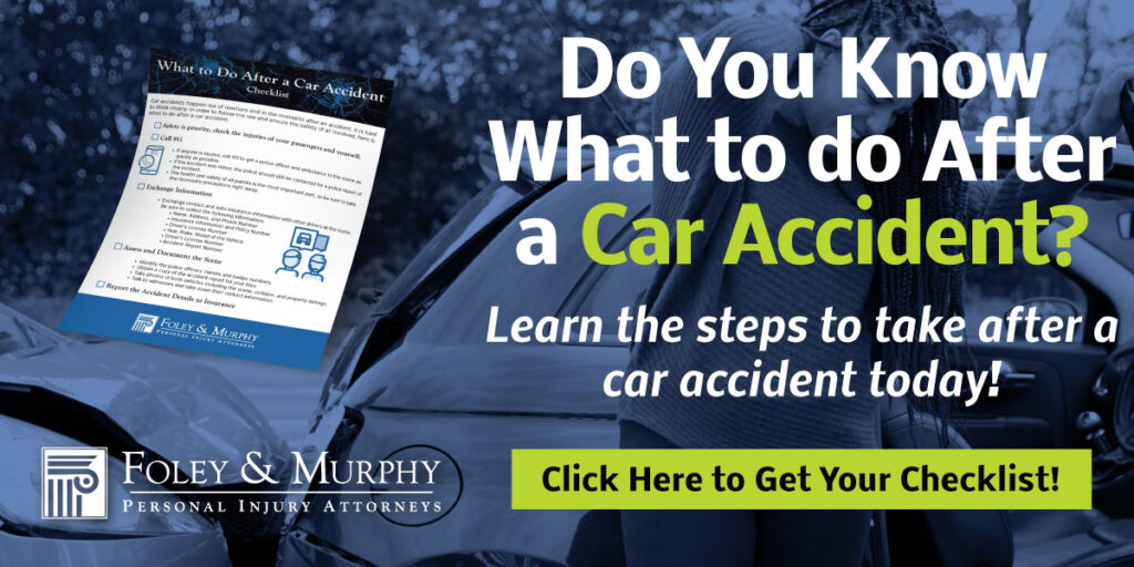 Do you know what to do after a car accident? Click here to get your checklist!